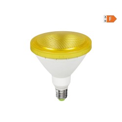 Bombilla LED EDM Amarillo F 15 W E27 1200 Lm Ø 12 x 13,8 cm (RGB)