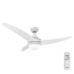 Ventilador de Techo con Luz EDM 33803 Egeo Blanco 60 W