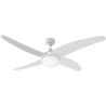 Ventilador de Techo con Luz EDM 33806 Caspio Blanco 60 W