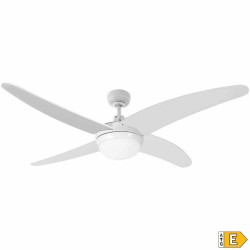 Ventilador de Techo con Luz EDM 33806 Caspio Blanco 60 W