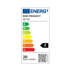 Bombilla LED EDM F 20 W E27 2100 Lm Ø 6,5 x 12,5 cm (3200 K)