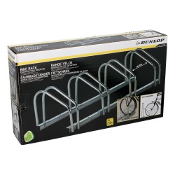 Soporte de bicicleta Dunlop Suelo 4 plazas 27 x 100 x 32,5 cm Acero