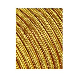 Cable EDM C12 2 x 0,75 mm Oro Textil 5 m