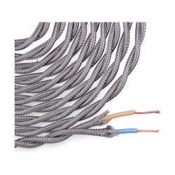 Cable EDM C63 2 x 0,75 mm Gris oscuro 5 m