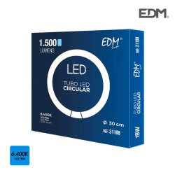 Tubo LED EDM Circular G10Q F 18 W 2100 Lm Ø 30 cm (6400 K)