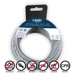 Cable EDM Gris 20 m 1,5 mm