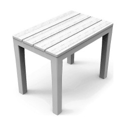 Banqueta IPAE Progarden Blanco 38,5 x 60 x 45 cm