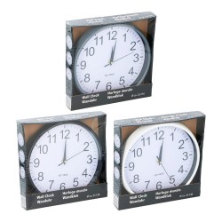 Reloj de Pared Ø 25 x 3 cm Multicolor Polipropileno