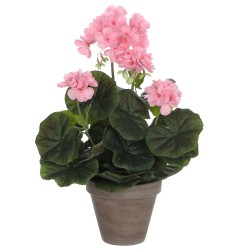 Planta Decorativa Mica Decorations PVC Geranio (11,5 x 33 cm)