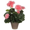 Planta Decorativa Mica Decorations PVC Geranio (11,5 x 33 cm)