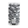 Bolas de Navidad Decoris 37 Piezas Plateado Plata Ø 6 cm