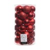 Bolas de Navidad Decoris 37 Piezas Rojo Ø 6 cm