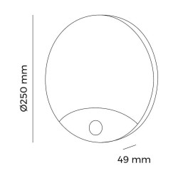 Aplique LED EDM 1850 Lm Blanco Multicolor 15 W 1250 Lm (4000 K)