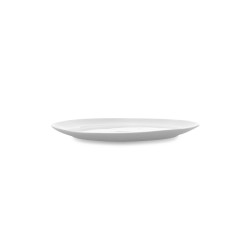 Plato Llano Ariane Earth Ceru00e1mica Blanco 25 cm (6 Unidades)