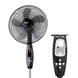 Ventilador de Pie EDM Negro 60 W