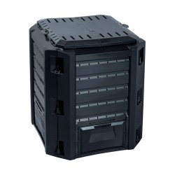 Cubo de compostaje Kinzo Grouw 71,9 x 71,9 x 82,6 cm Negro 380 L