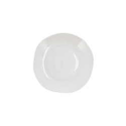 Plato Hondo Ariane Earth Ceru00e1mica Blanco 23 cm (6 Unidades)