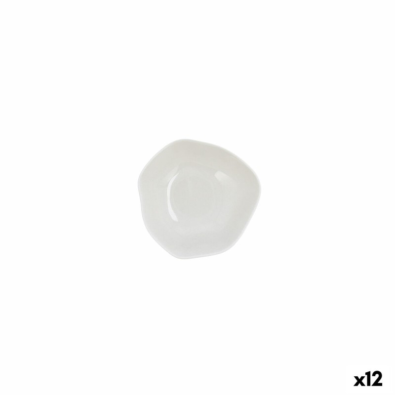 Bol Ariane Earth u00d8 14 cm Ceru00e1mica Blanco (12 Unidades)