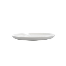 Plato Llano Ariane Artisan Ceru00e1mica Blanco u00d8 27 cm (6 Unidades)