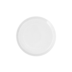 Plato Llano Ariane Artisan Ceru00e1mica Blanco u00d8 27 cm (6 Unidades)