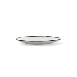 Plato Llano Ariane Vital Filo Blanco Ceru00e1mica (6 Unidades)