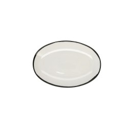 Bandeja de Aperitivos Ariane Vital Filo Ceru00e1mica Blanco u00d8 26 cm (12 Unidades)