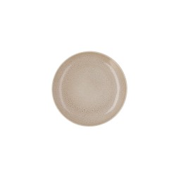 Plato Llano Ariane Porous Ceru00e1mica Beige u00d8 21 cm (12 Unidades)