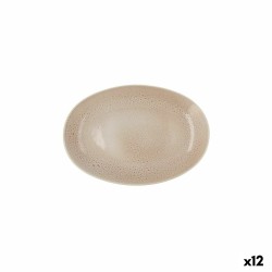 Bandeja de Aperitivos Ariane Porous Ceru00e1mica Beige u00d8 26 cm (12 Unidades)