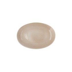 Bandeja de Aperitivos Ariane Porous Ceru00e1mica Beige u00d8 26 cm (12 Unidades)