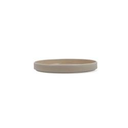 Plato Llano Ariane Porous Ceru00e1mica Beige u00d8 21 cm (4 Unidades)