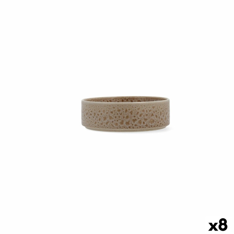 Bol Ariane Porous Ceru00e1mica Beige 16 cm (8 Unidades)