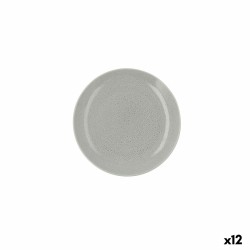 Plato Llano Ariane Porous Ceru00e1mica Verde u00d8 21 cm (12 Unidades)