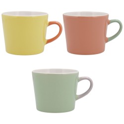 Taza Quid Vitamina Ceru00e1mica Bicolor 350 ml (12 Unidades)