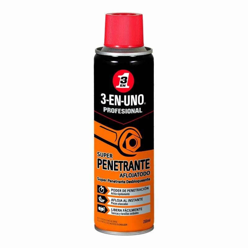 Aceite Lubricante 3-En-Uno Penetrante aflojatodo 250 ml