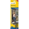 Cortina Mosquitera Schellenberg Puertas Magnético 90 x 210 cm Antracita Fibra de Vidrio