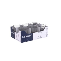 Vaso Luminarc Concepto Pepite Gris Vidrio 310 ml (24 Unidades)