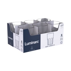 Vaso Luminarc New America Transparente Vidrio 24 Unidades 400 ml