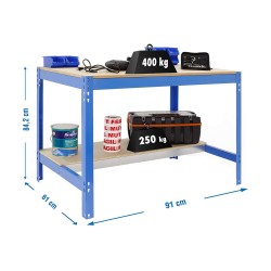 Banco de Trabajo con Herramientas Simon Rack BT0 84,2 x 91 x 61 cm