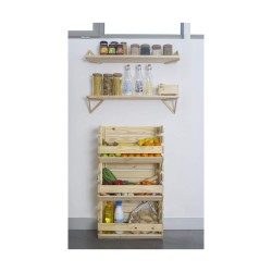 Caja Organizadora Apilable Astigarraga 60 x 28,5 x 35,3 cm Madera Pino