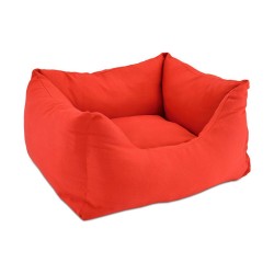 Cama para mascota Nayeco Rojo 59 x 59 x 50 cm Multicolor Acrílico 59 x 50 x 20 cm