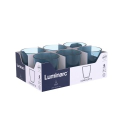 Vaso Luminarc Concepto Pepite Azul Vidrio 310 ml (24 Unidades)