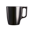 Taza Mug Luminarc Flashy Negro 250 ml Vidrio (6 Unidades)