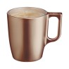 Taza Mug Luminarc Flashy Marru00f3n claro 250 ml Vidrio (6 Unidades)