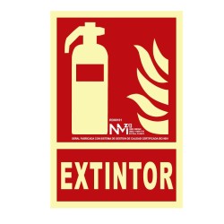 Cartel Normaluz Extintor...