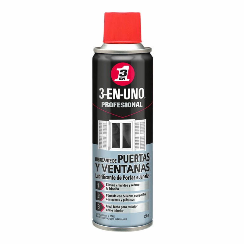 Lubricante 3-En-Uno 341027 Puertas Ventanas 250 ml