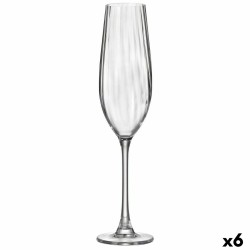 Copa de champu00e1n Bohemia Crystal Optic Transparente Vidrio 260 ml (6 Unidades)