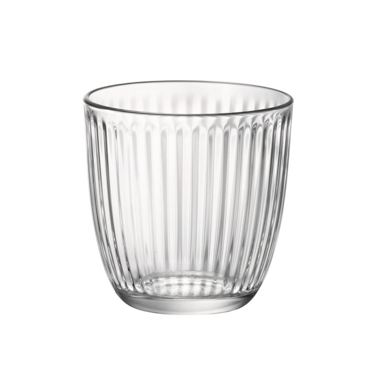 Set de Vasos Bormioli Rocco Line Con relieve Transparente 6 Unidades Vidrio 290 ml