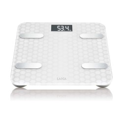 Báscula Digital de Baño LAICA PS7011 Blanco Vidrio