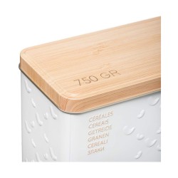 Caja Multiusos Nature Scandi Metal Blanco 750 g