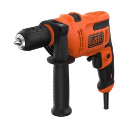 Set de taladro y accesorios Black & Decker BEH200-QS 500 W 230 V 230-240 V